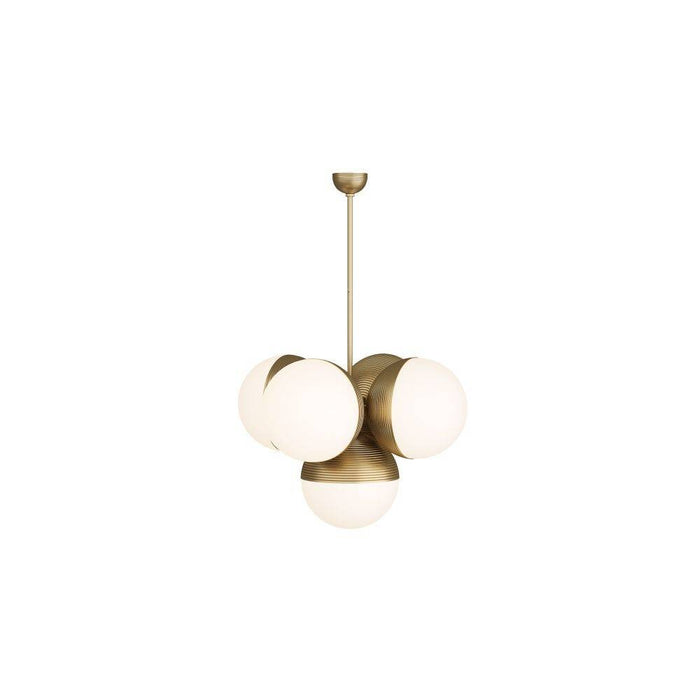 Arteriors DMC14 Chandelier, Antique Brass