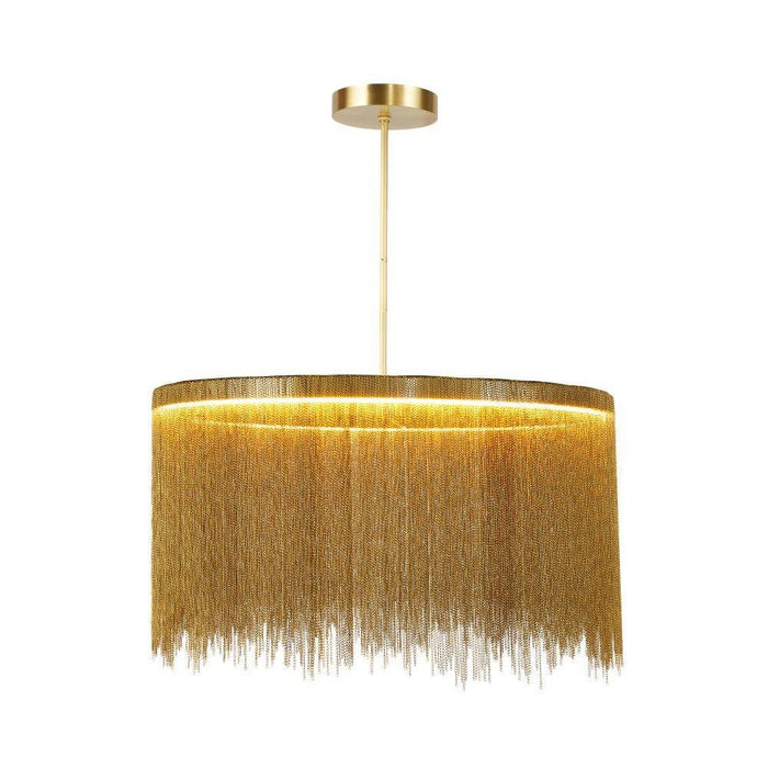Arteriors DMC20 Chandelier, Antique Brass
