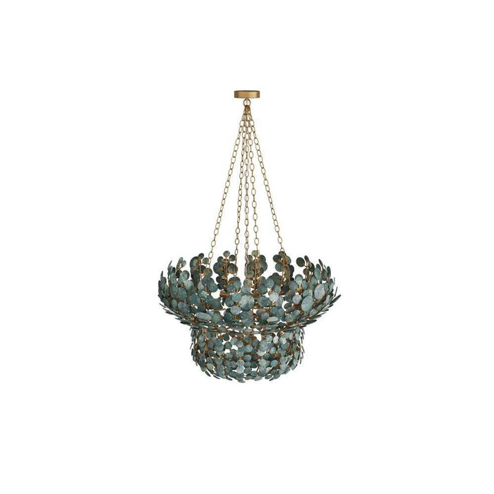 Arteriors DMS14 Chandelier, EucalyptusÃÂ Coconut Shell