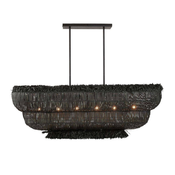 Arteriors DRS03 Chandelier, Dark Gray Stained