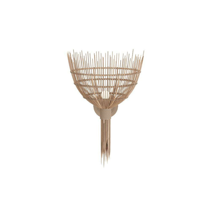 Arteriors DWS03 Wall Sconce, Natural Coco Midrib