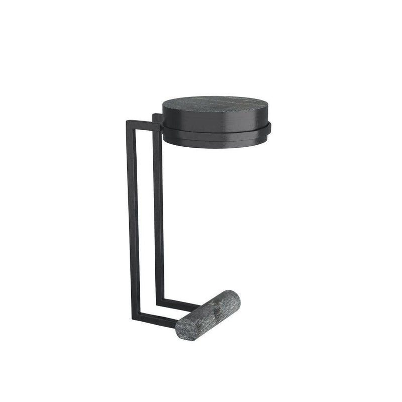 Arteriors FAI07 Drink Table, Blackened Iron