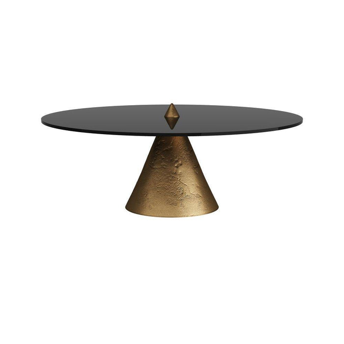 Arteriors FCI11 Coffee Table, Antique Brass