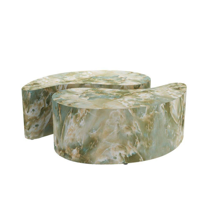 Arteriors FCS08 Coffee Tables, Set of 2, Jade