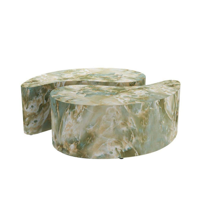 Arteriors FCS08 Coffee Tables, Set of 2, Jade