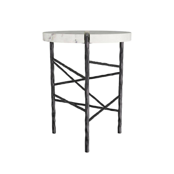 Arteriors FEI16 End Table, Blackened Iron