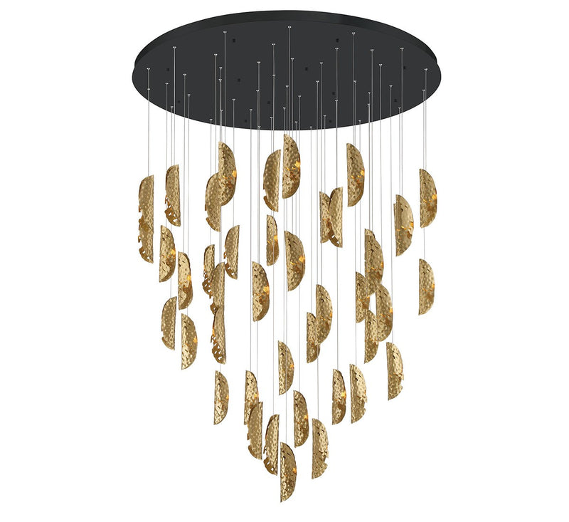 Lib & Co. 12219-020-02 LED Chandelier, Matte Black