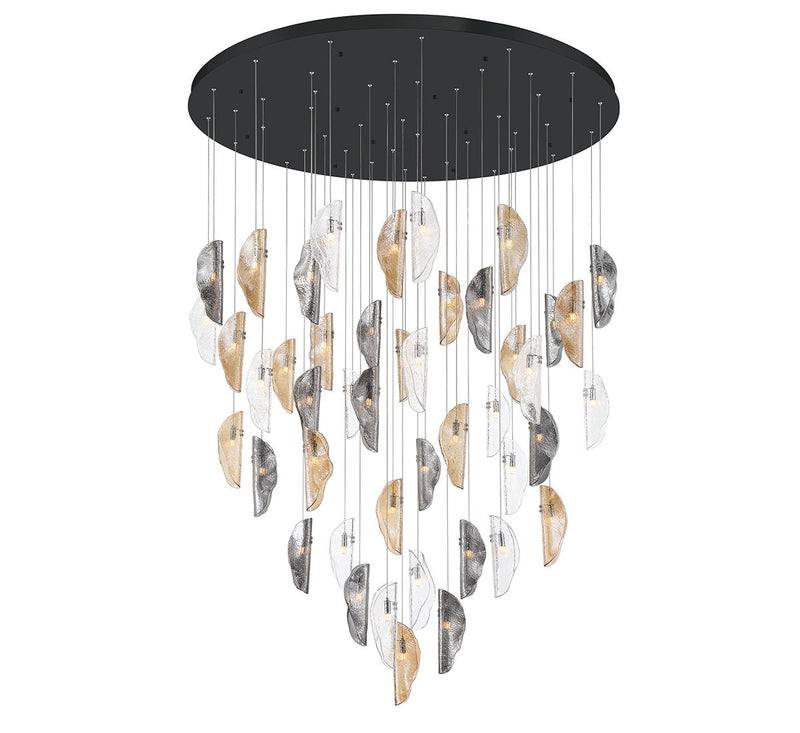 Lib & Co. 12219-023-02 LED Chandelier, Matte Black