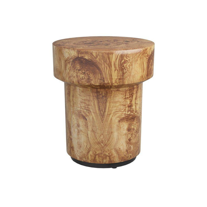 Arteriors FES07 End Table, Blonde Burl