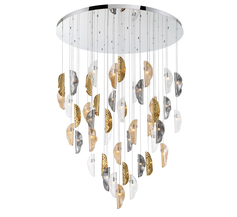 Lib & Co. 12219-024-01 LED Chandelier, Chrome