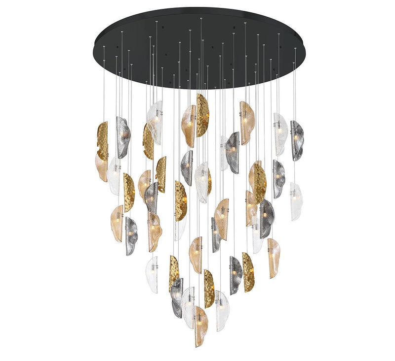 Lib & Co. 12219-024-02 LED Chandelier, Matte Black