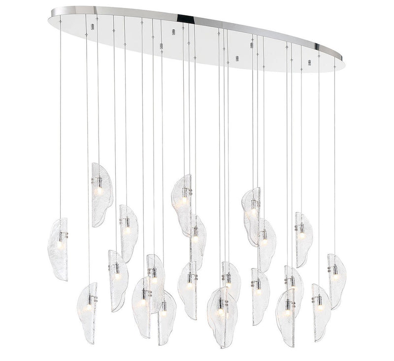 Lib & Co. 12220-017-01 LED Chandelier, Chrome