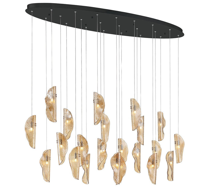 Lib & Co. 12220-018-02 LED Chandelier, Matte Black