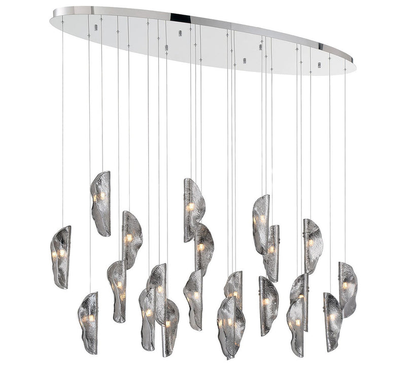 Lib & Co. 12220-019-01 LED Chandelier, Chrome