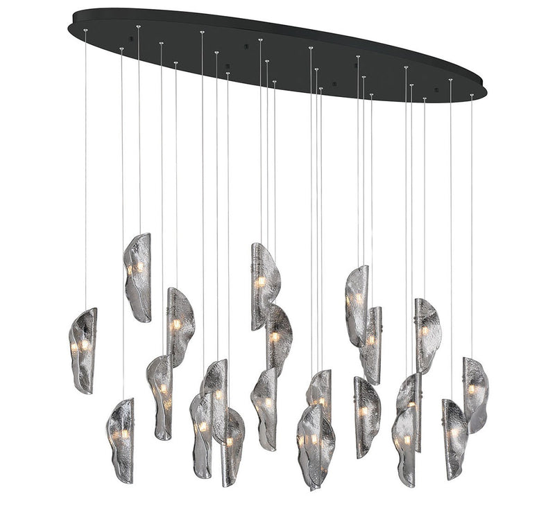 Lib & Co. 12220-019-02 LED Chandelier, Matte Black