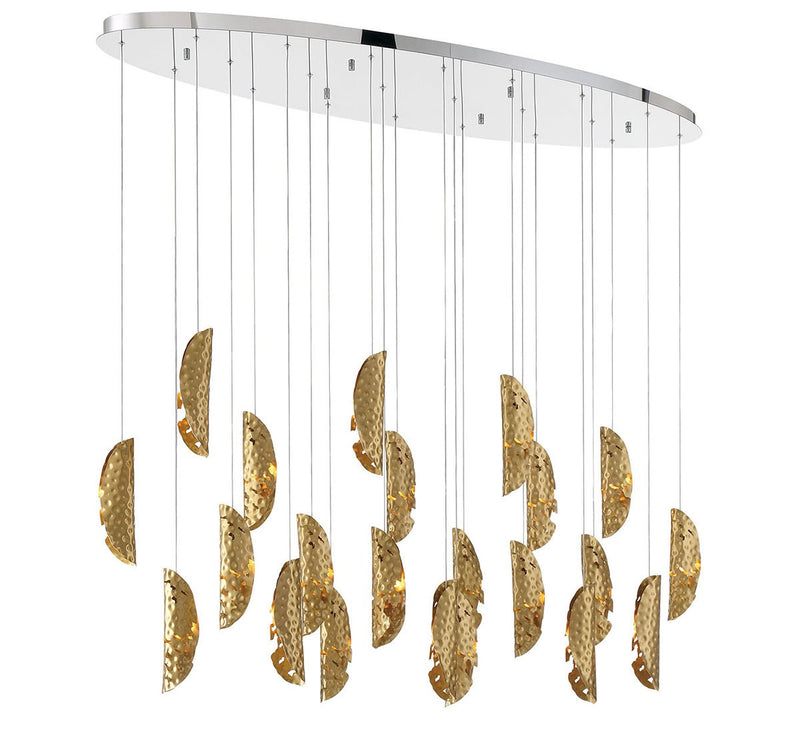 Lib & Co. 12220-020-01 LED Chandelier, Chrome