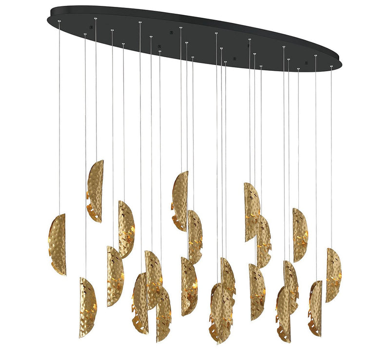 Lib & Co. 12220-020-02 LED Chandelier, Matte Black