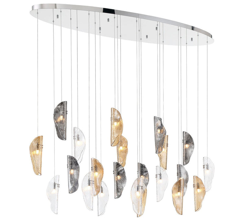 Lib & Co. 12220-023-01 LED Chandelier, Chrome