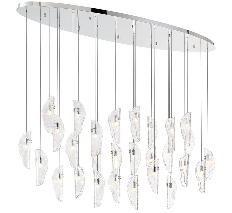 Lib & Co. 12221-017-01 LED Chandelier, Chrome