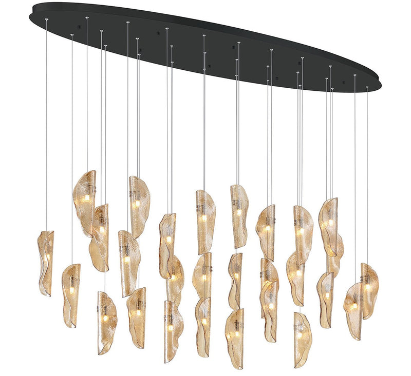 Lib & Co. 12221-018-02 LED Chandelier, Matte Black
