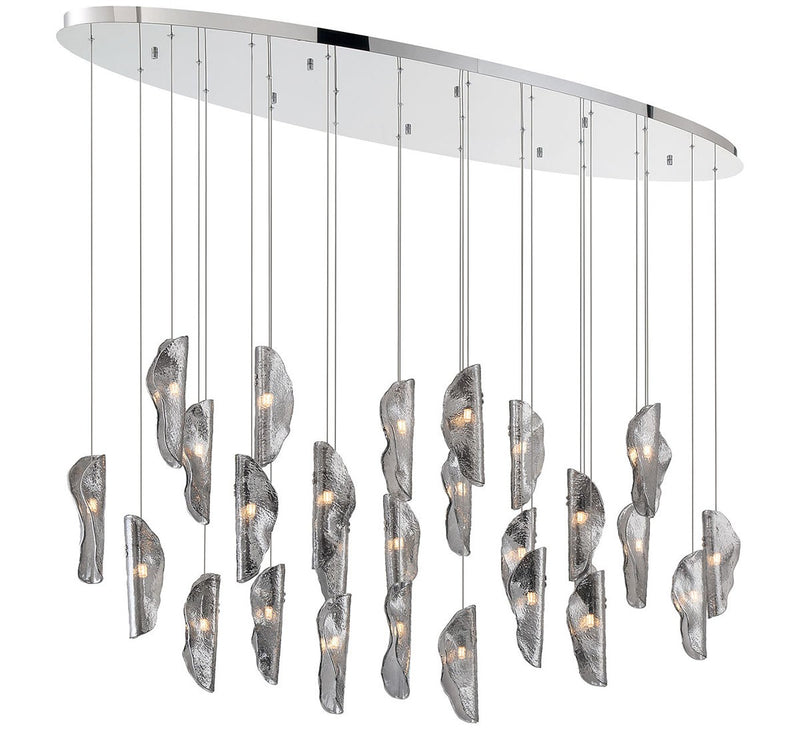 Lib & Co. 12221-019-01 LED Chandelier, Chrome