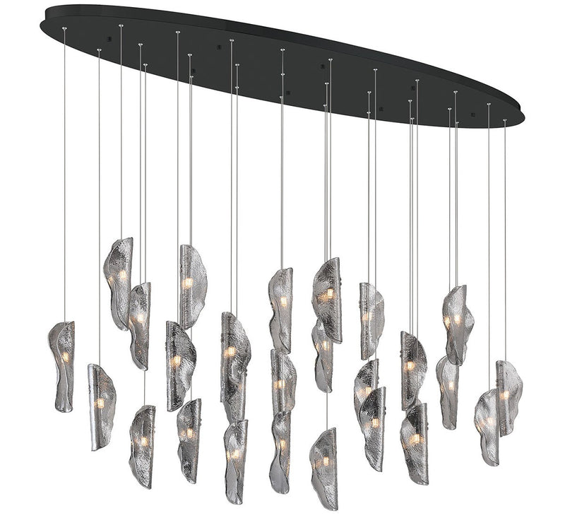 Lib & Co. 12221-019-02 LED Chandelier, Matte Black