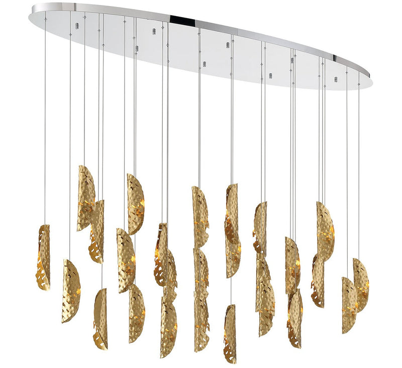 Lib & Co. 12221-020-01 LED Chandelier, Chrome