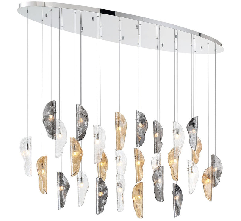 Lib & Co. 12221-023-01 LED Chandelier, Chrome