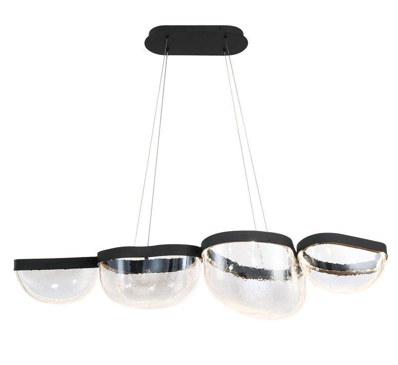Lib & Co. 12238-08 LED Chandelier, Sand Black