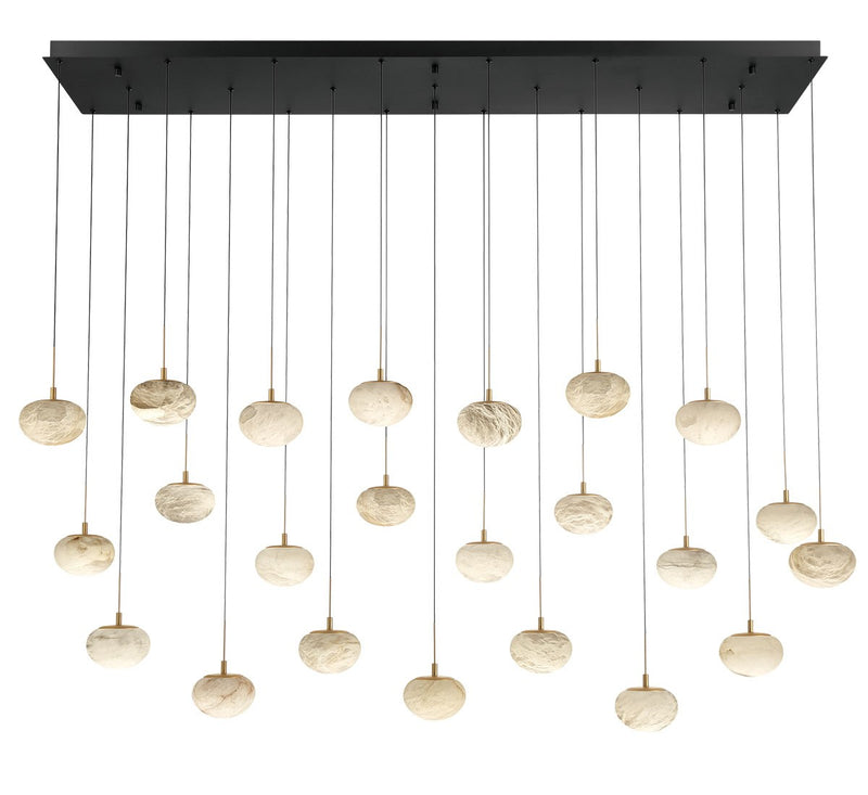 Lib & Co. 12246-02 LED Chandelier, Matte Black