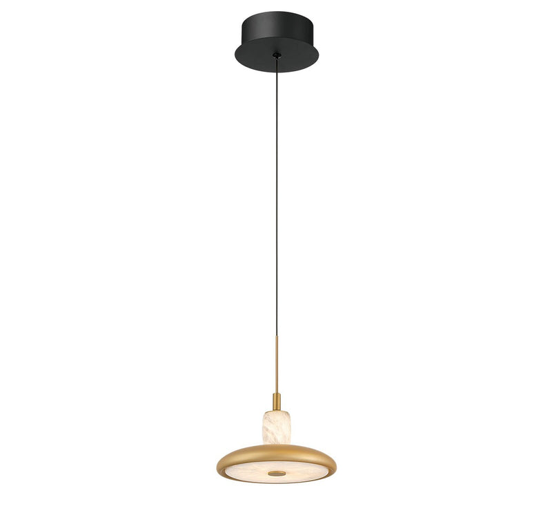 Lib & Co. 12252-02 LED Pendant, Matte Black