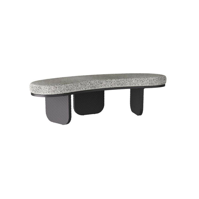 Arteriors FHI05 Bench, Pitch Texture