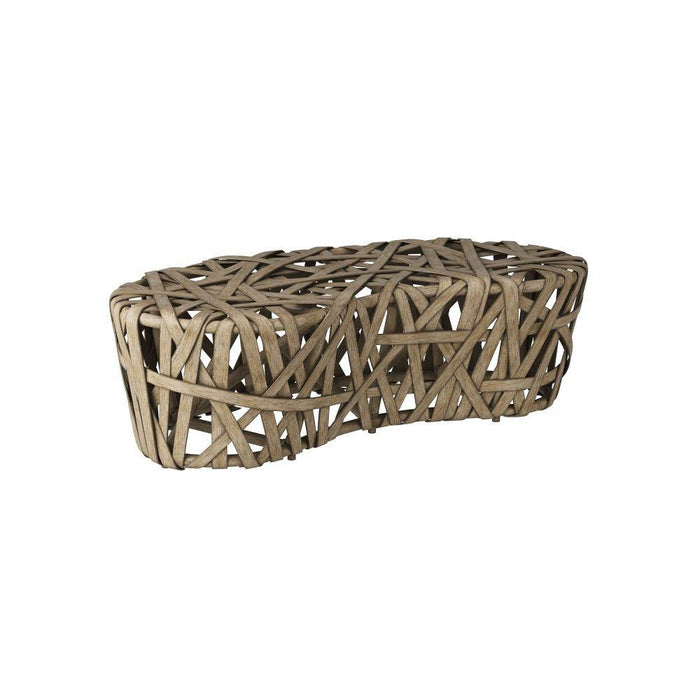 Arteriors FHS02 Bench, Palm Gray