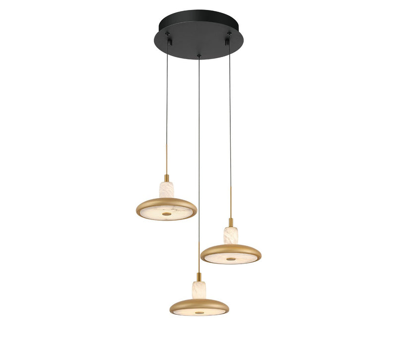 Lib & Co. 12253-02 LED Pendant, Matte Black