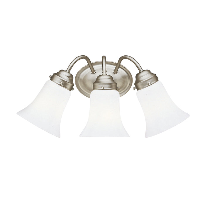 Kichler 6123NI Three Light Bath, Brushed Nickel