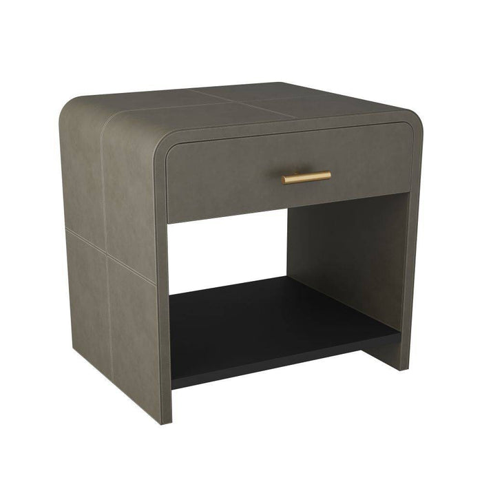 Arteriors FII04 Side Table, Graphite