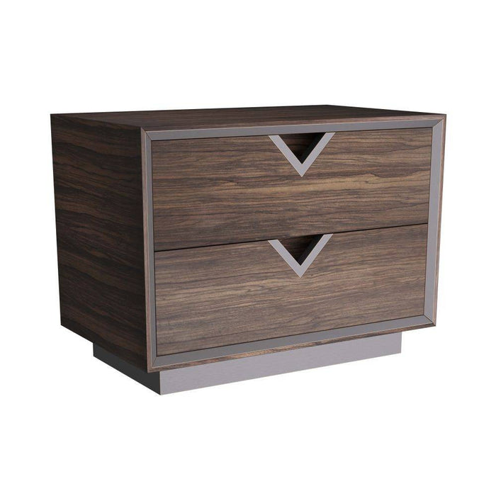 Arteriors FIS02 Side Table, Brindle Ofram Veneer/Bronze