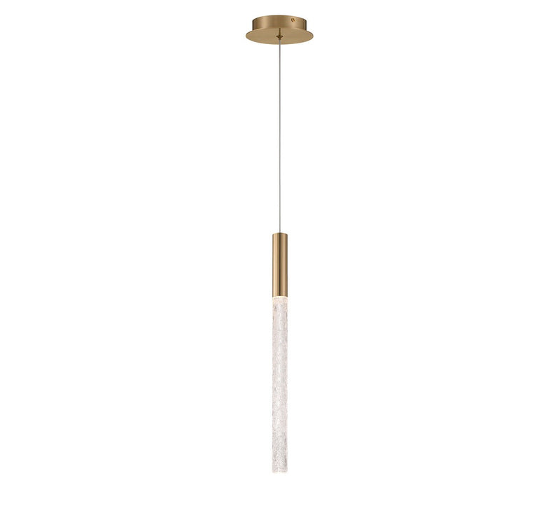 Lib & Co. 12269-037 LED Pendant, Brushed Brass