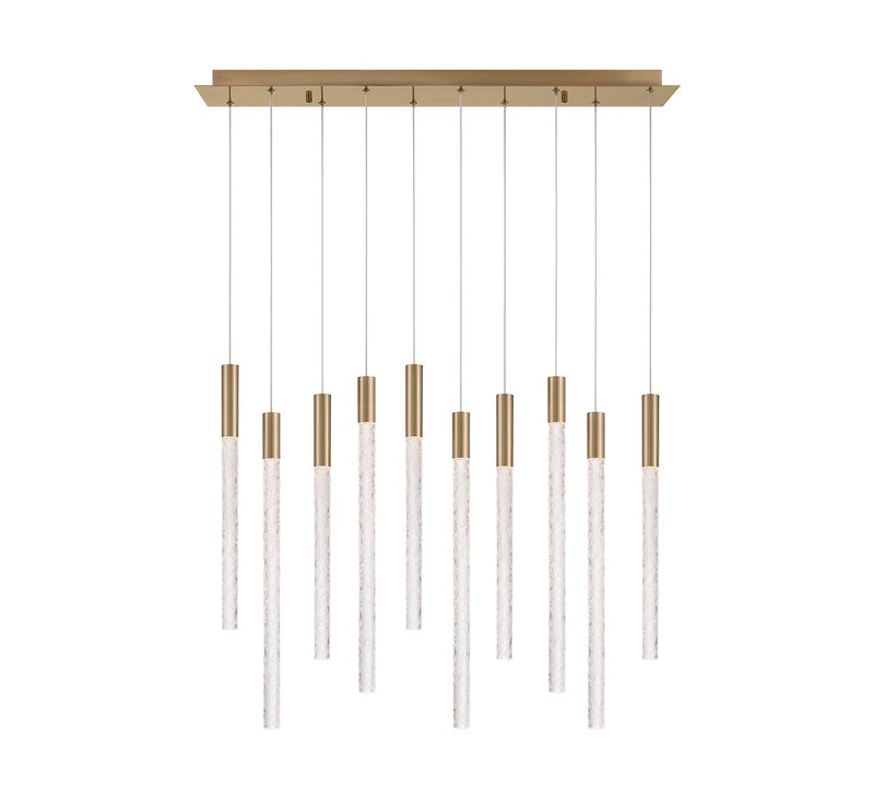 Lib & Co. 12274-037 LED Chandelier, Brushed Brass