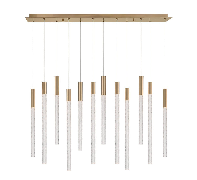 Lib & Co. 12275-037 LED Chandelier, Brushed Brass