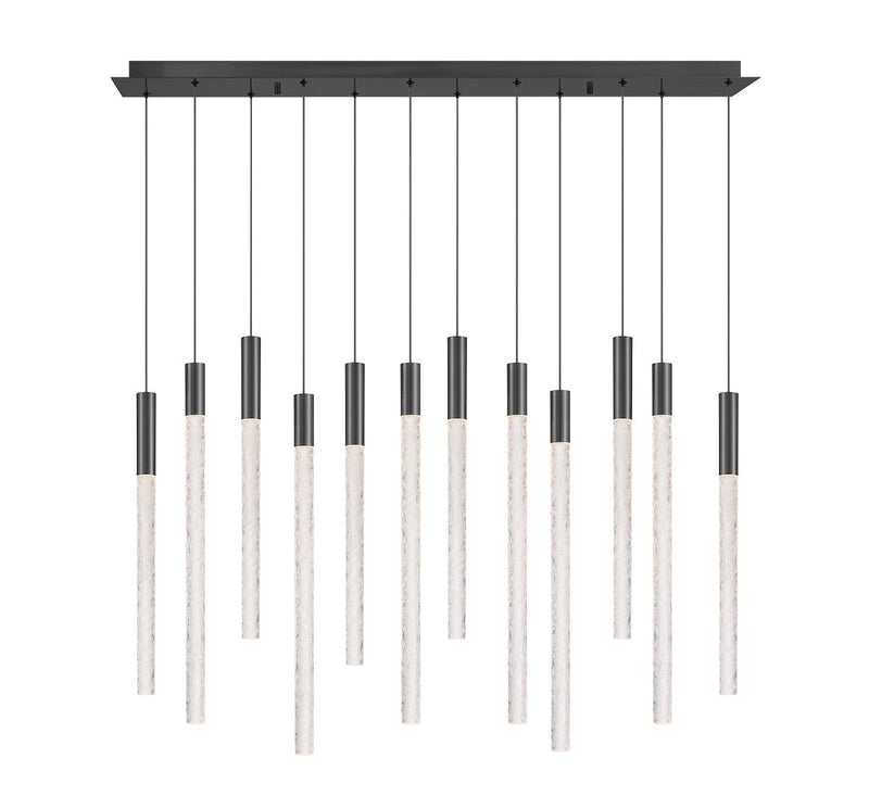 Lib & Co. 12275-048 LED Chandelier, Brushed Gun Metal