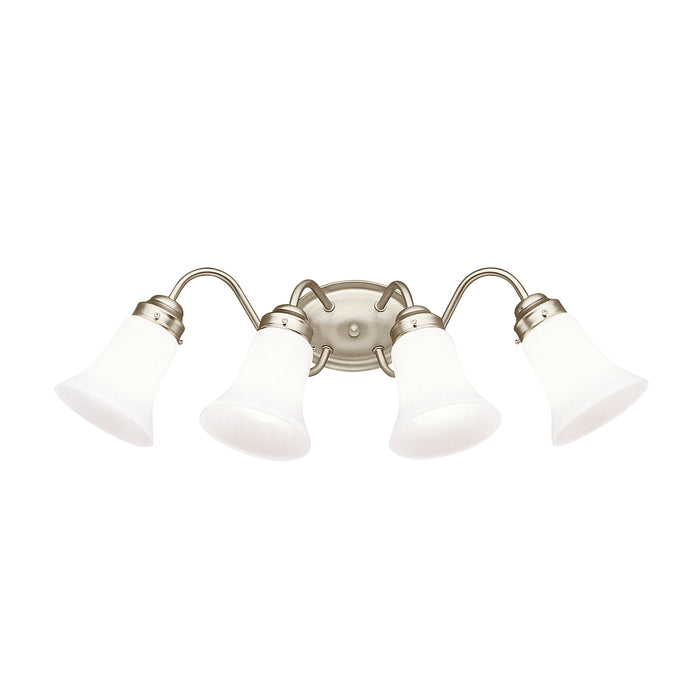 Kichler 6124NI Four Light Bath, Brushed Nickel