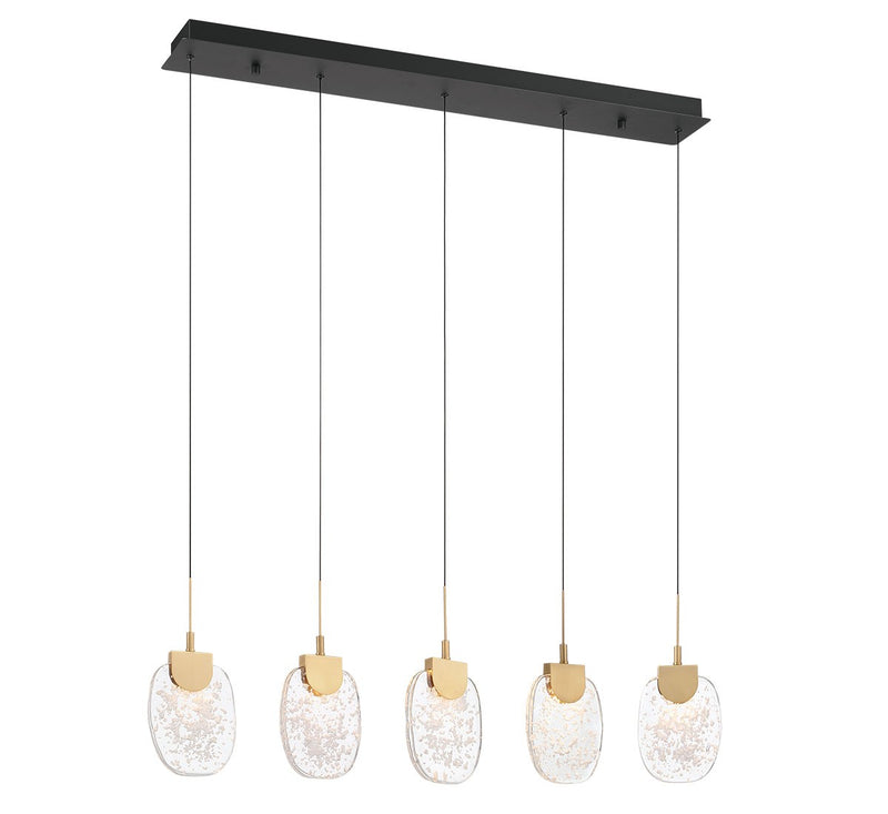 Lib & Co. 12292-02 LED Chandelier, Matte Black