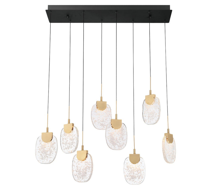 Lib & Co. 12293-02 LED Chandelier, Matte Black