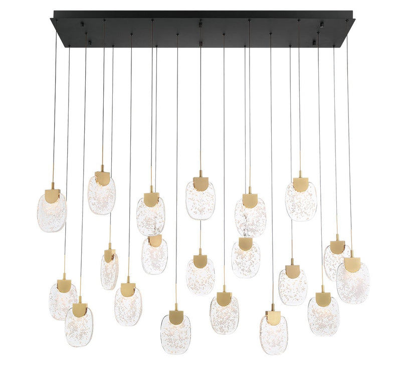 Lib & Co. 12295-02 LED Chandelier, Matte Black