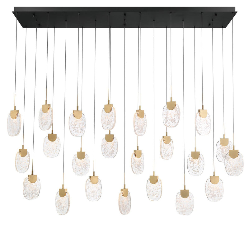 Lib & Co. 12296-02 LED Chandelier, Matte Black
