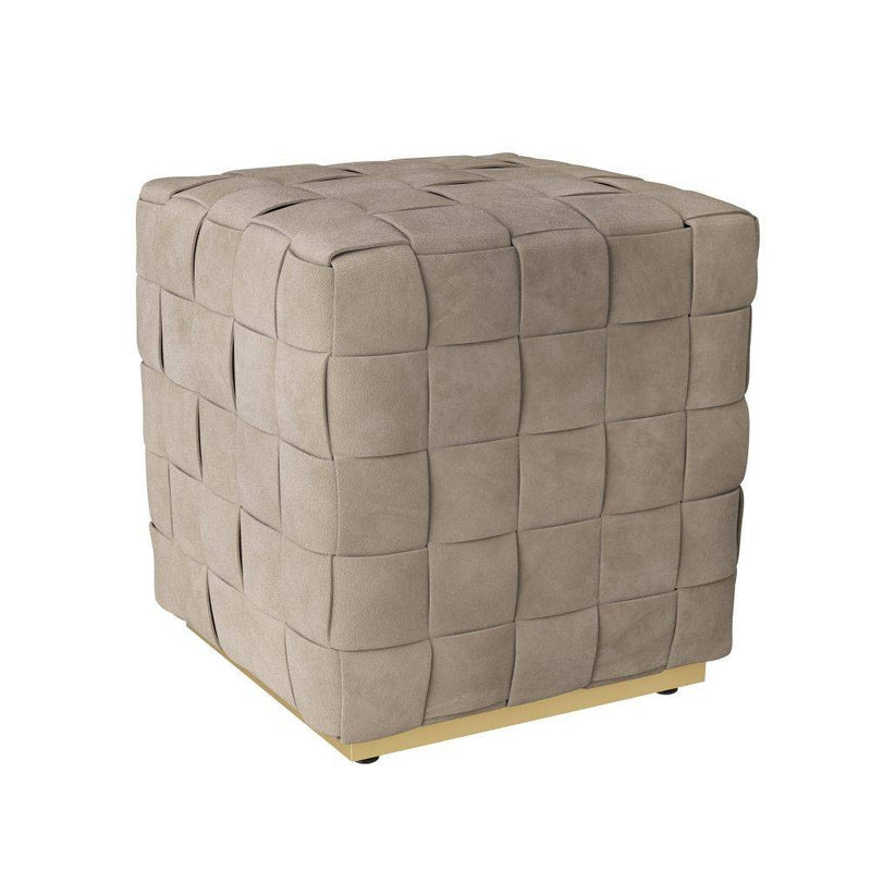 Arteriors FOI11 Ottoman, Dove