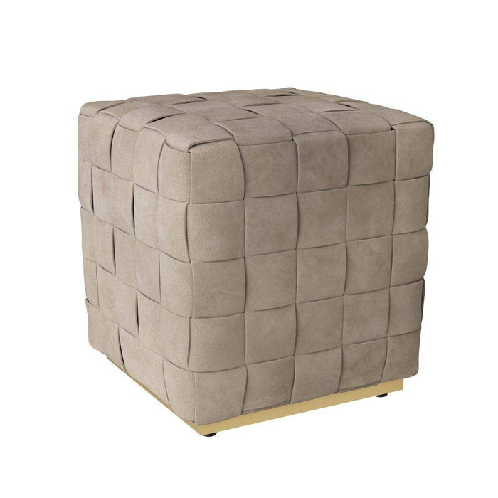 Arteriors FOI11 Ottoman, Dove