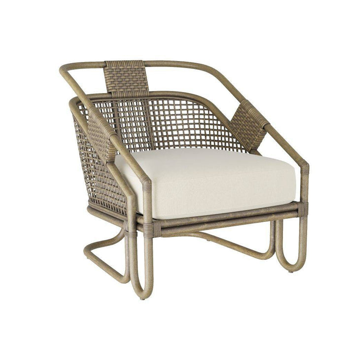 Arteriors FRS08 Lounge Chair, Bone Linen