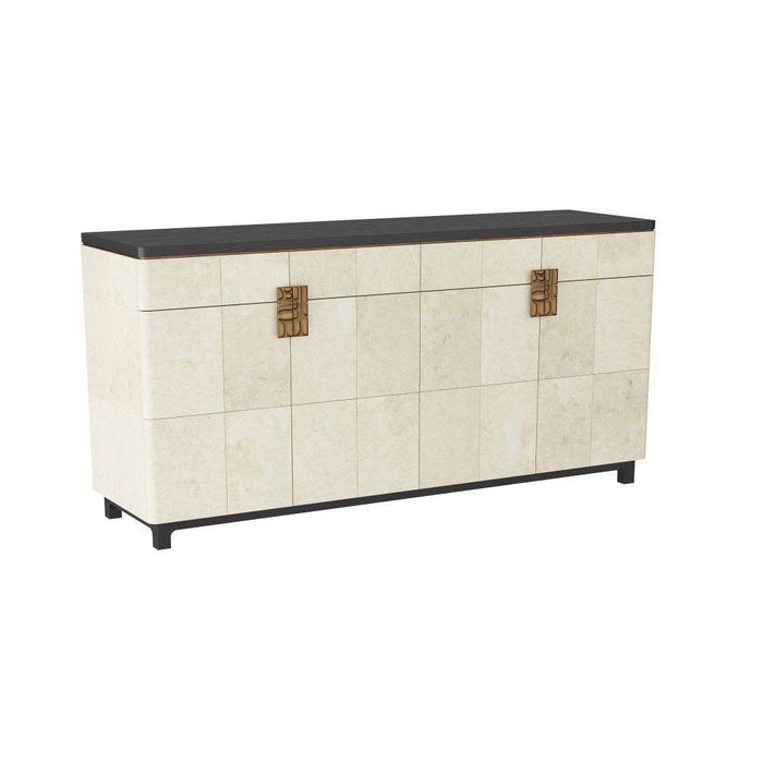 Arteriors FZI02 Credenza, Ivory Vellum